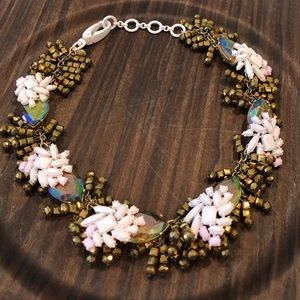 J Crew Beaded Crystal Necklace